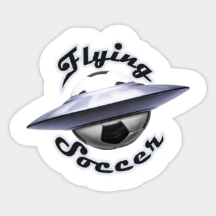Flying Soccer Sticker